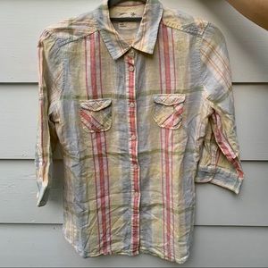 AMERICAN EAGLE plaid button down shirt
